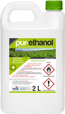 Vente bioethanol : achat bio ethanol liquide pour cheminée sans odeur