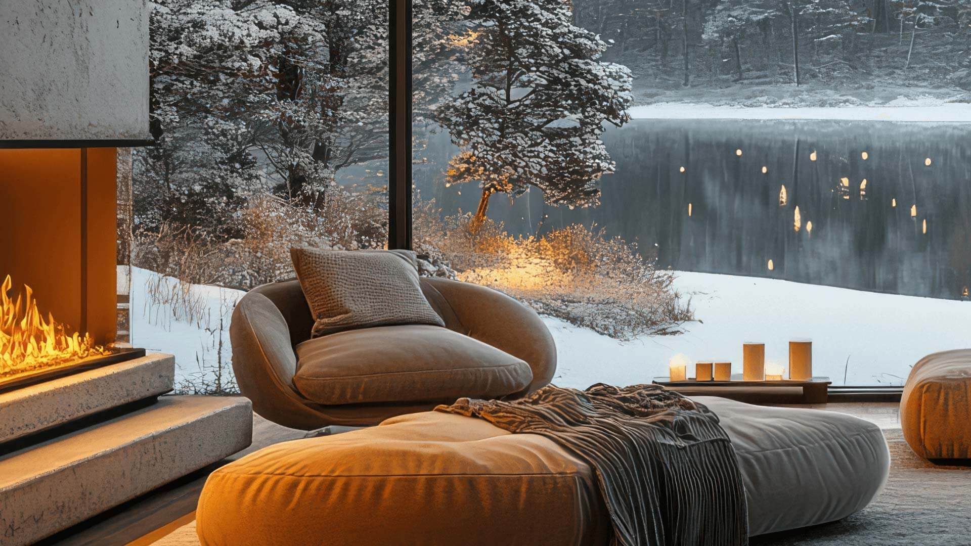 Ambiance hivernale : réchauffez votre intérieur avec Pur Ethanol